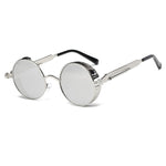 Metal Round Steampunk Sunglasses Men